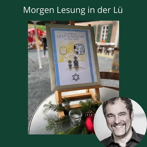 SchubsEngel - Licht und Gedicht Band 1 Lesung Weihnachtsmarkt Lüttelforster Mühle 2021